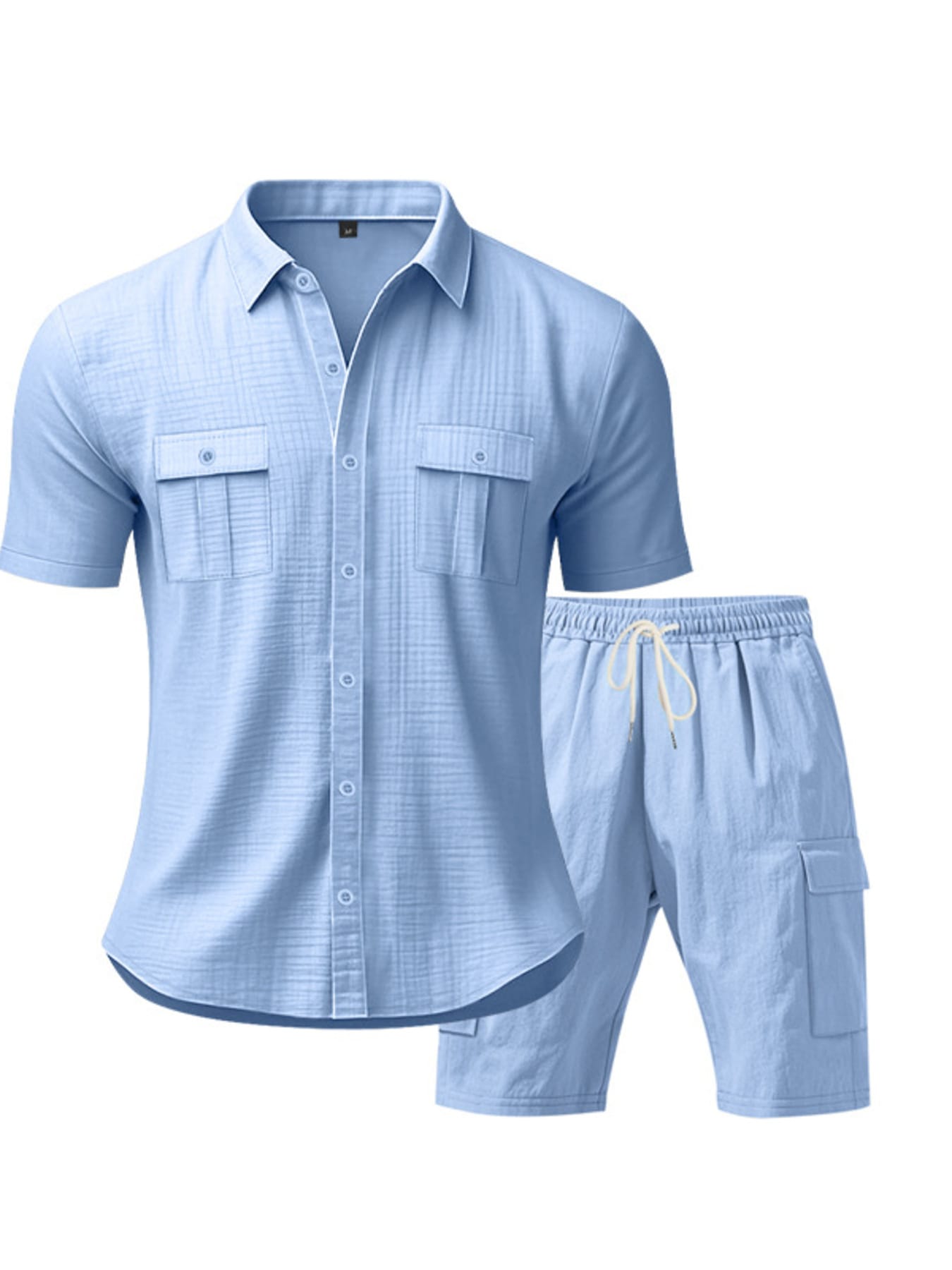 Button Up Shirt and Shorts Set | The Nichole Collection