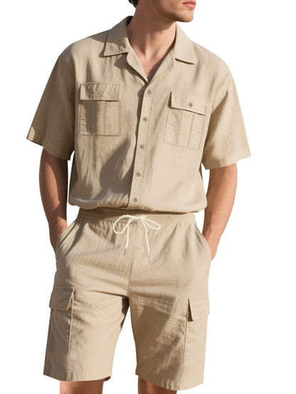 Button Up Shirt and Shorts Set | The Nichole Collection