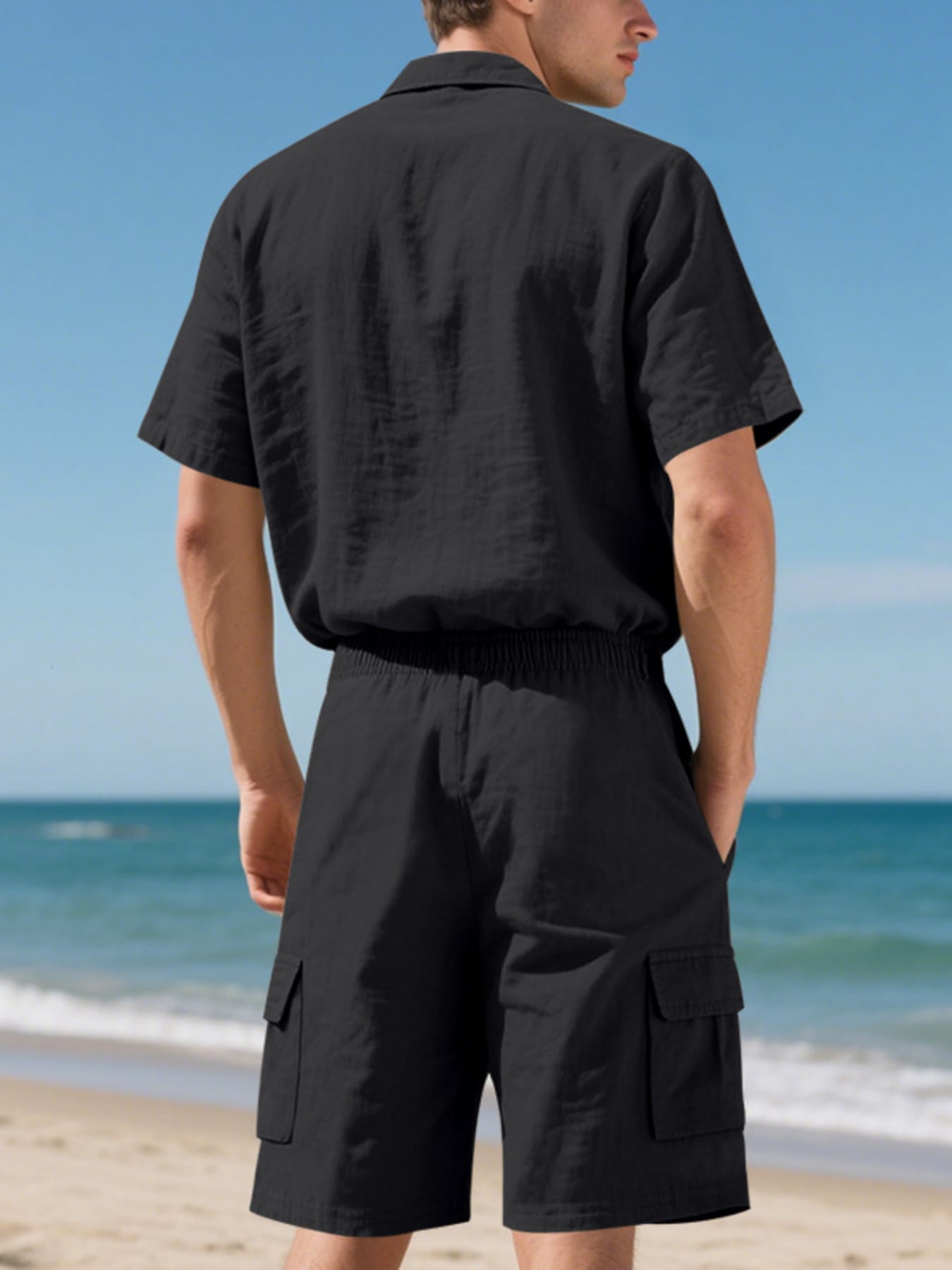 Button Up Shirt and Shorts Set | The Nichole Collection