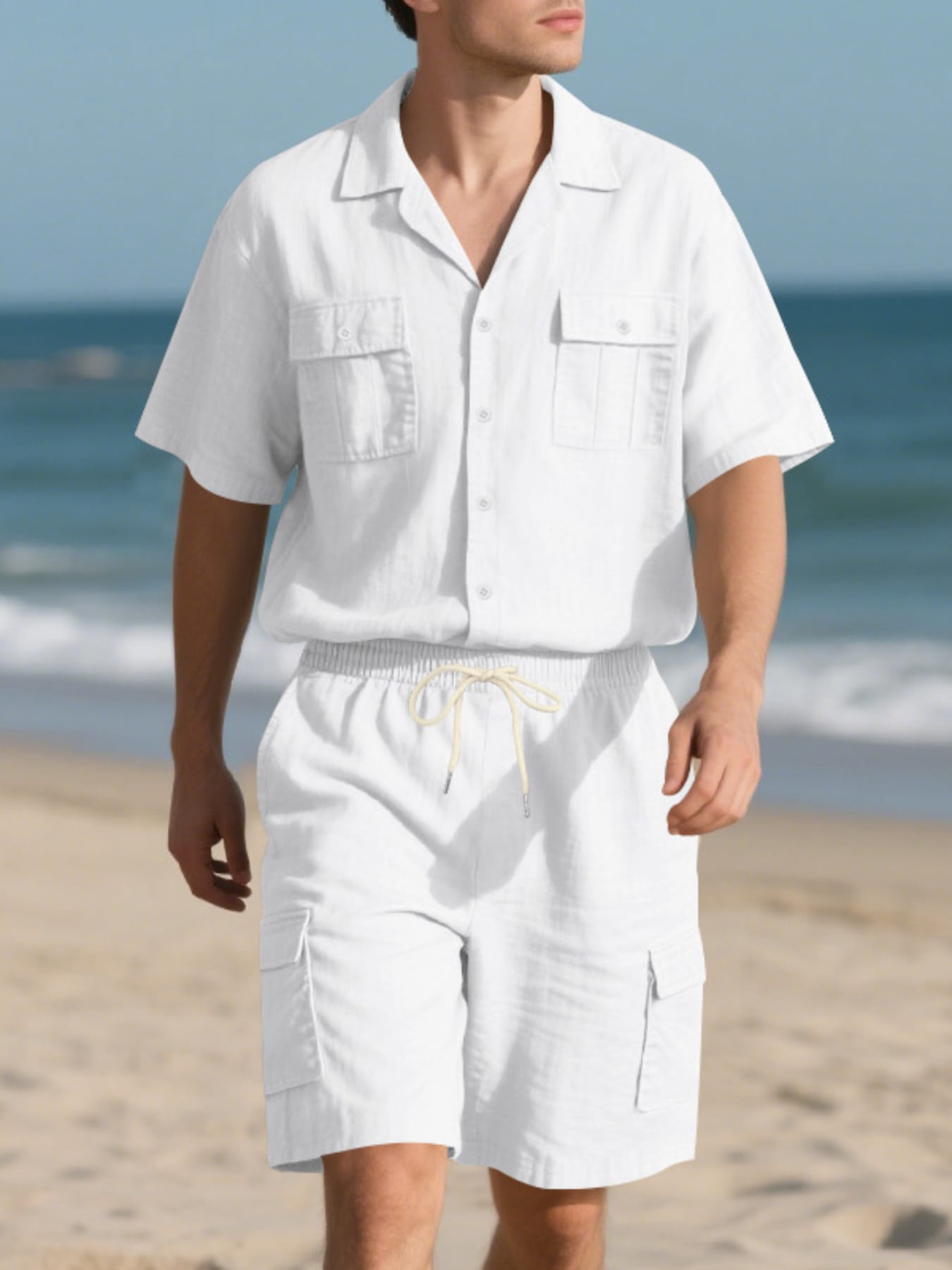 Button Up Shirt and Shorts Set | The Nichole Collection