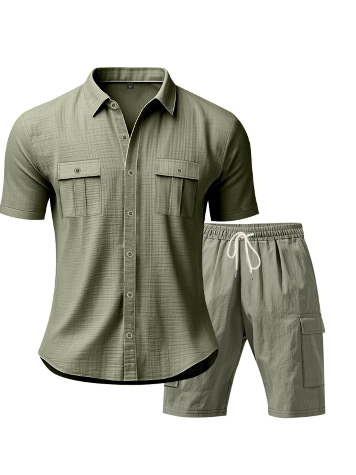 Button Up Shirt and Shorts Set | The Nichole Collection