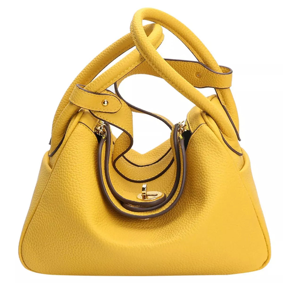 PEBBLED FOLD-OVER SATCHEL The Nichole Collection - Official Site