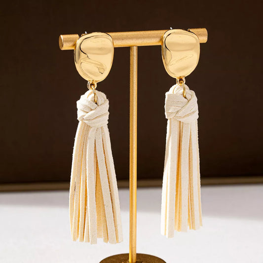 VELVET TASSEL EARRINGS The Nichole Collection - Official Site