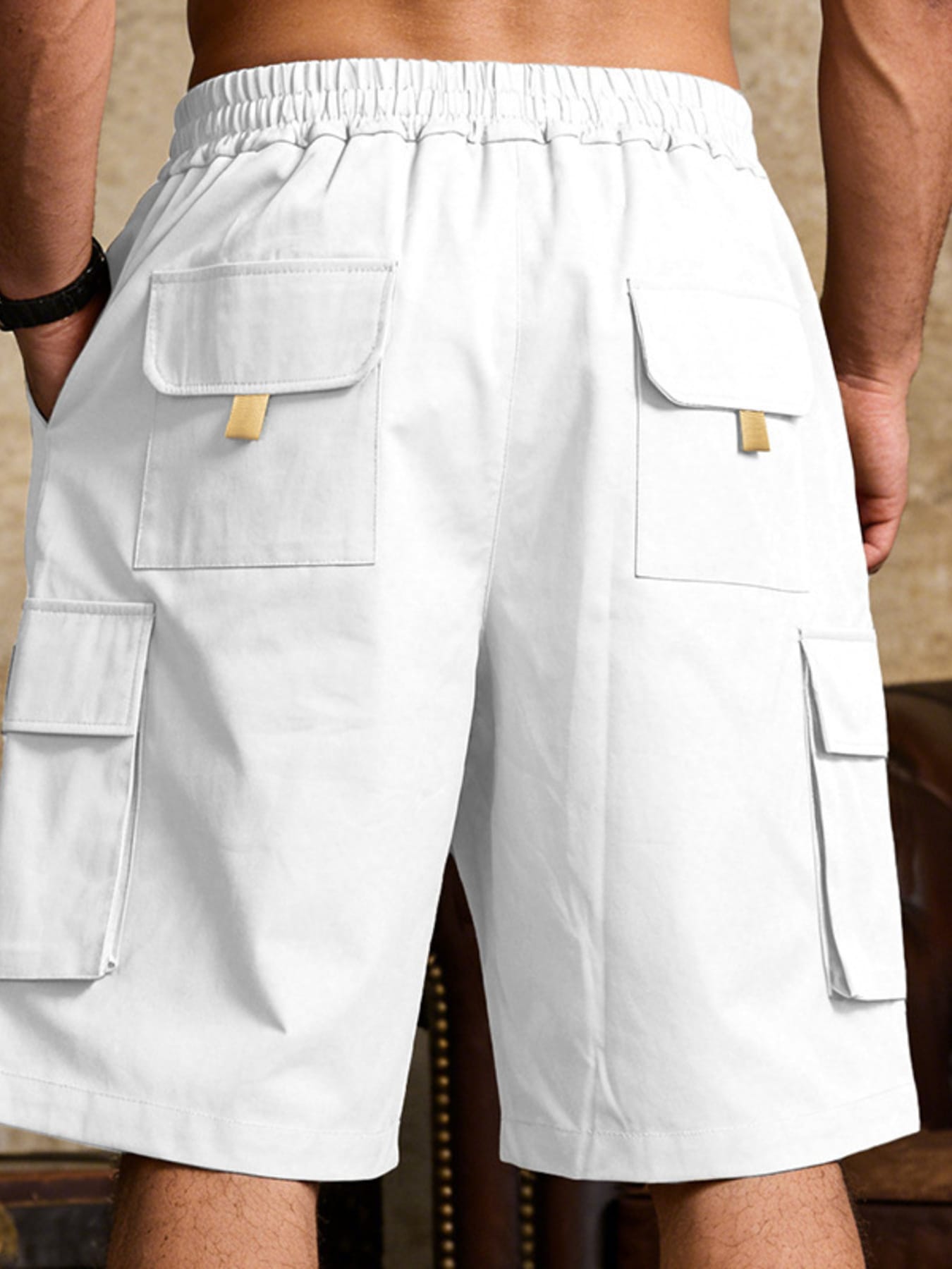 Cargo Shorts with Drawstring Waist | The Nichole Collection