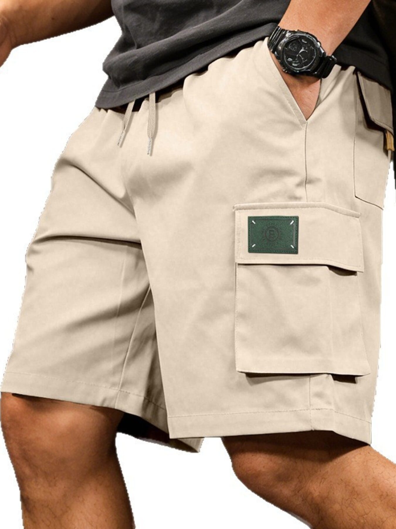Cargo Shorts with Drawstring Waist | The Nichole Collection