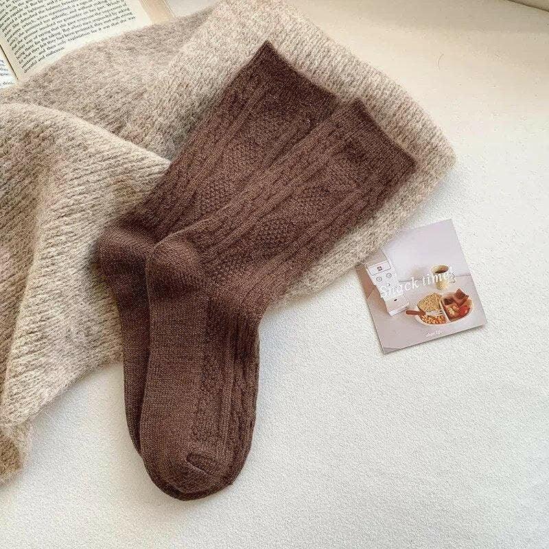 Cashmere Wool Women’s Warm Winter Socks The Nichole Collection