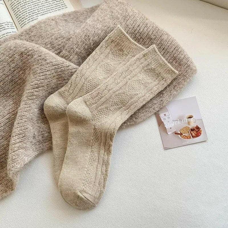 Cashmere Wool Women’s Warm Winter Socks The Nichole Collection