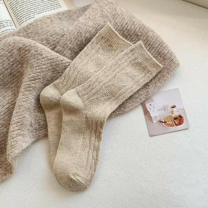 Cashmere Wool Women’s Warm Winter Socks The Nichole Collection