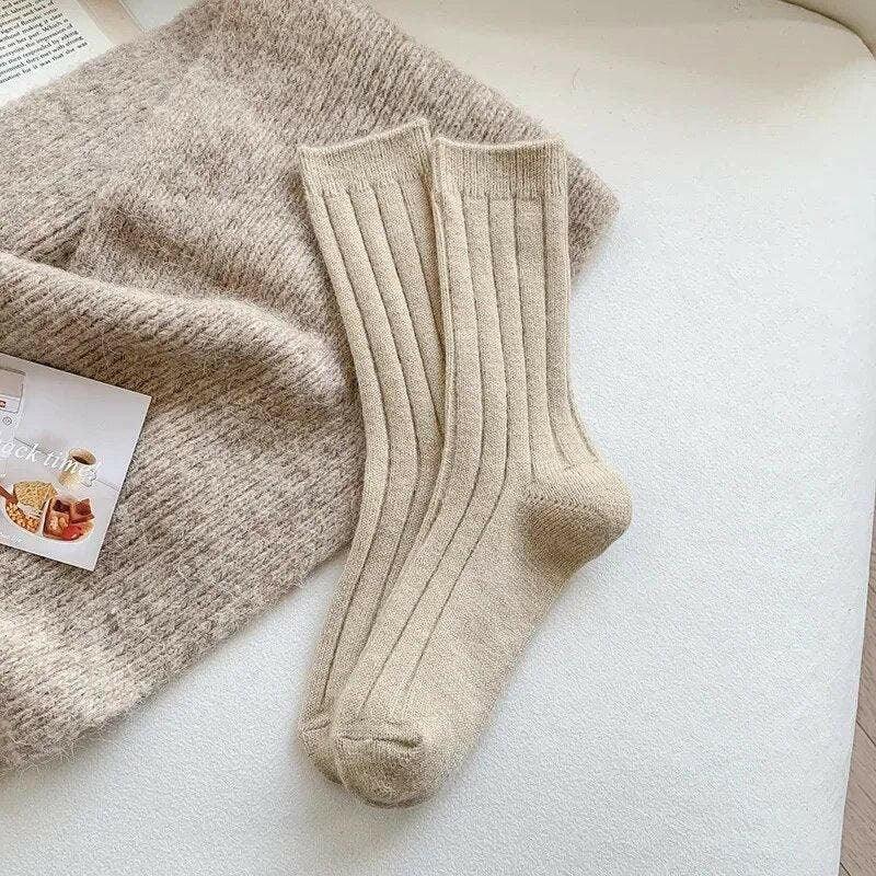 Cashmere Wool Women’s Warm Winter Socks 01 The Nichole Collection