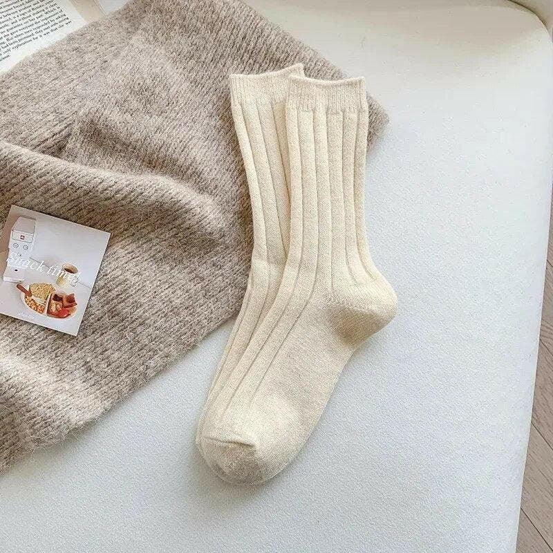 Cashmere Wool Women’s Warm Winter Socks 03 The Nichole Collection