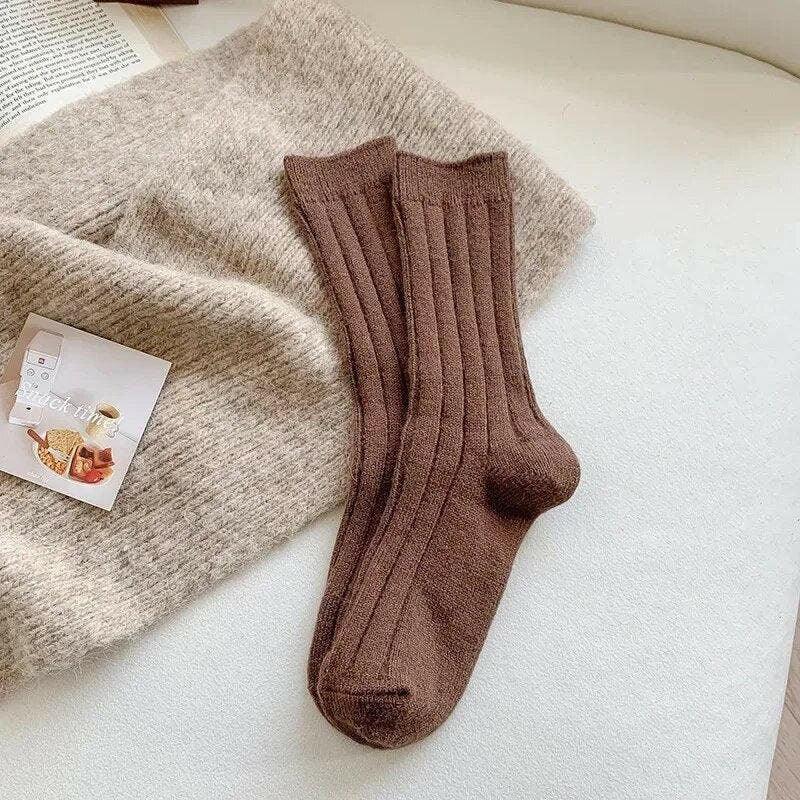 Cashmere Wool Women’s Warm Winter Socks 04 The Nichole Collection