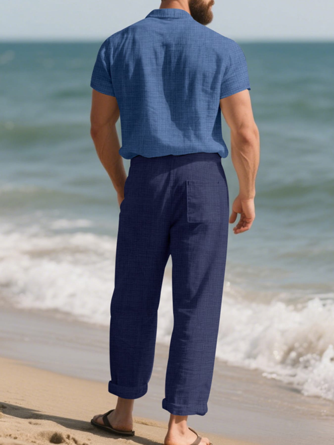 Casual Button Up Shirt and Pants Set | The Nichole Collection