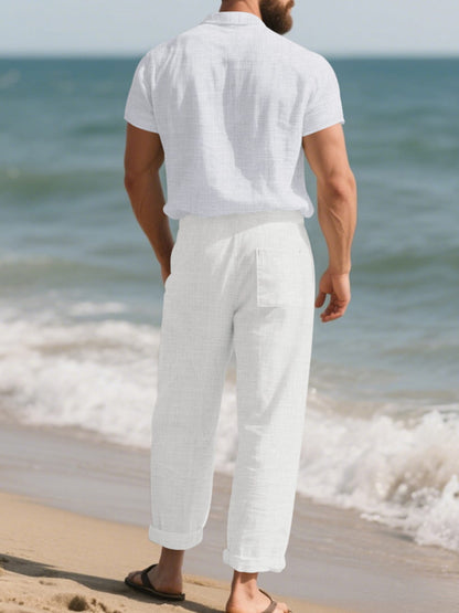 Casual Button Up Shirt and Pants Set | The Nichole Collection