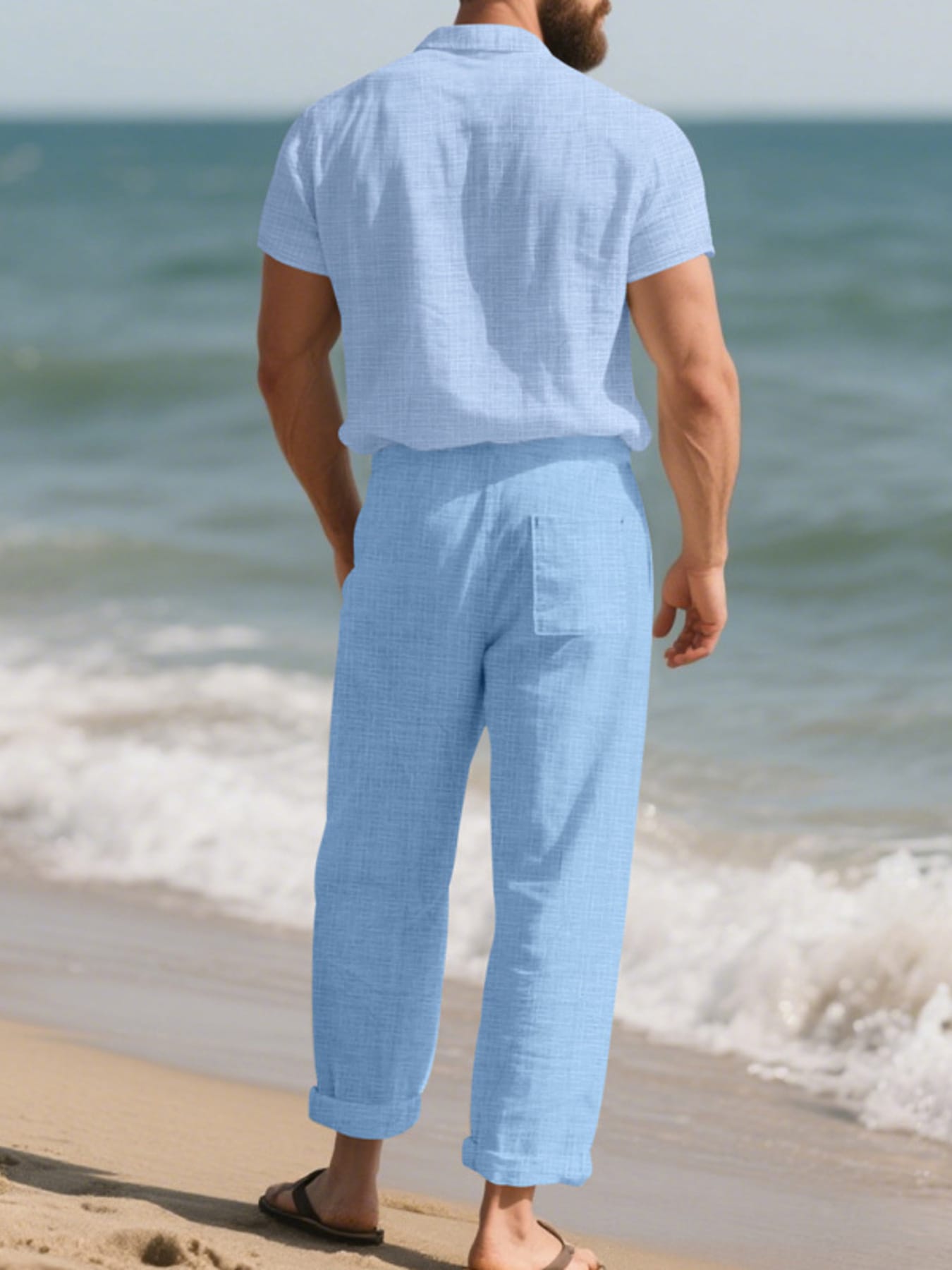 Casual Button Up Shirt and Pants Set | The Nichole Collection