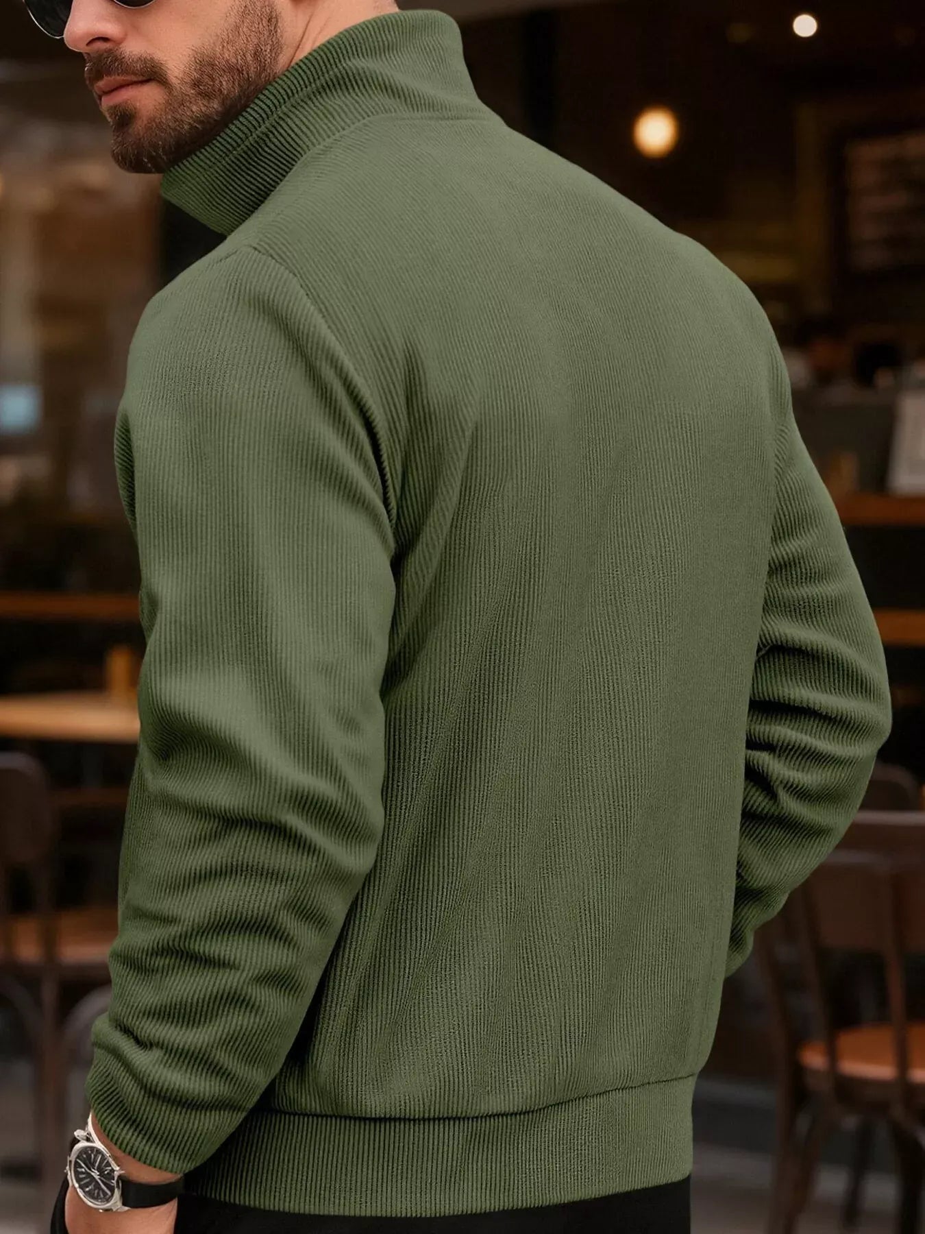 Casual Corduroy Button-Down Jacket | The Nichole Collection