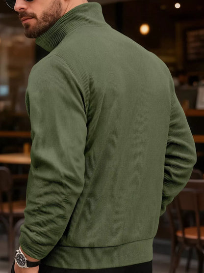 Casual Corduroy Button-Down Jacket | The Nichole Collection