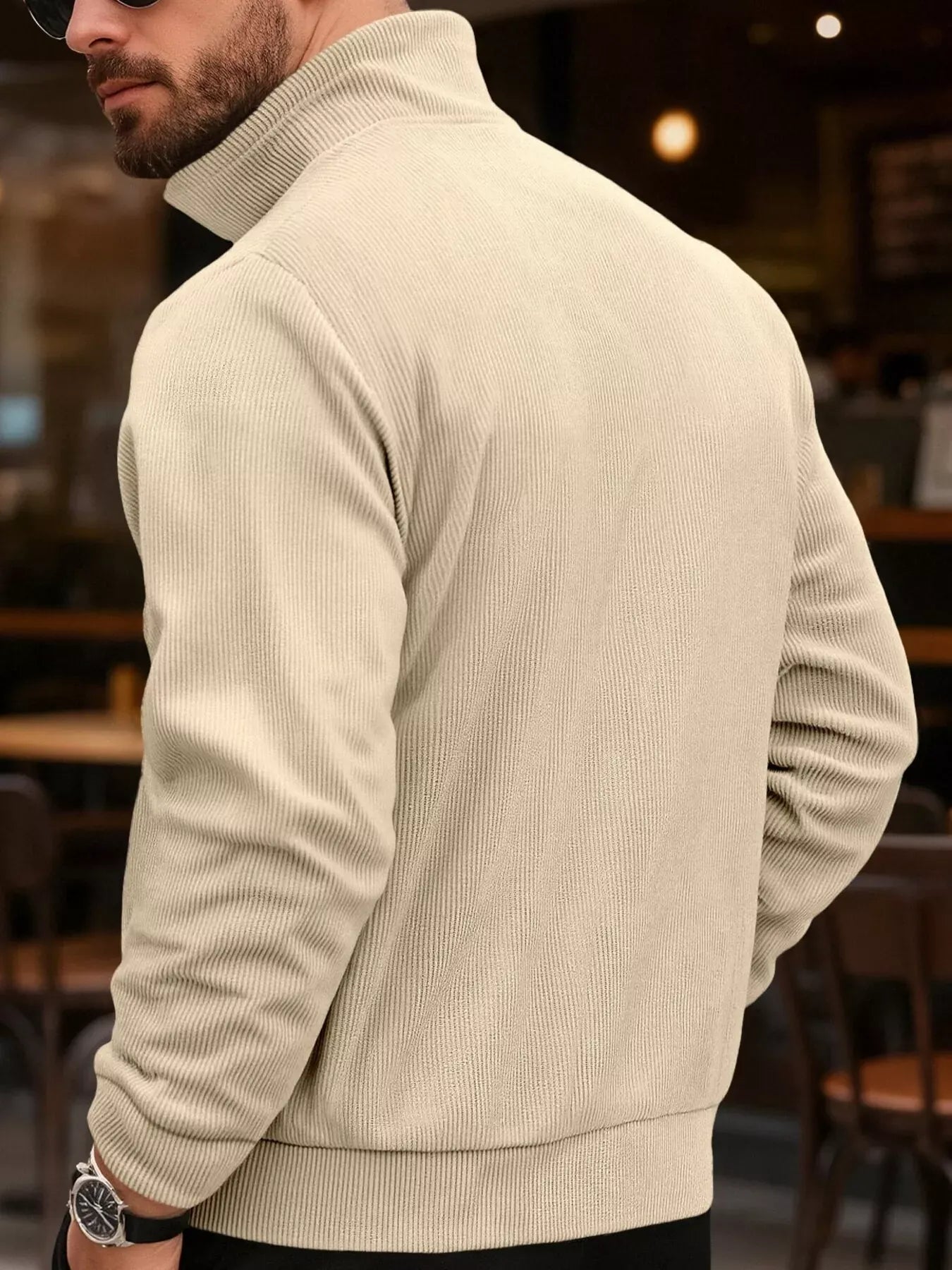 Casual Corduroy Button-Down Jacket | The Nichole Collection