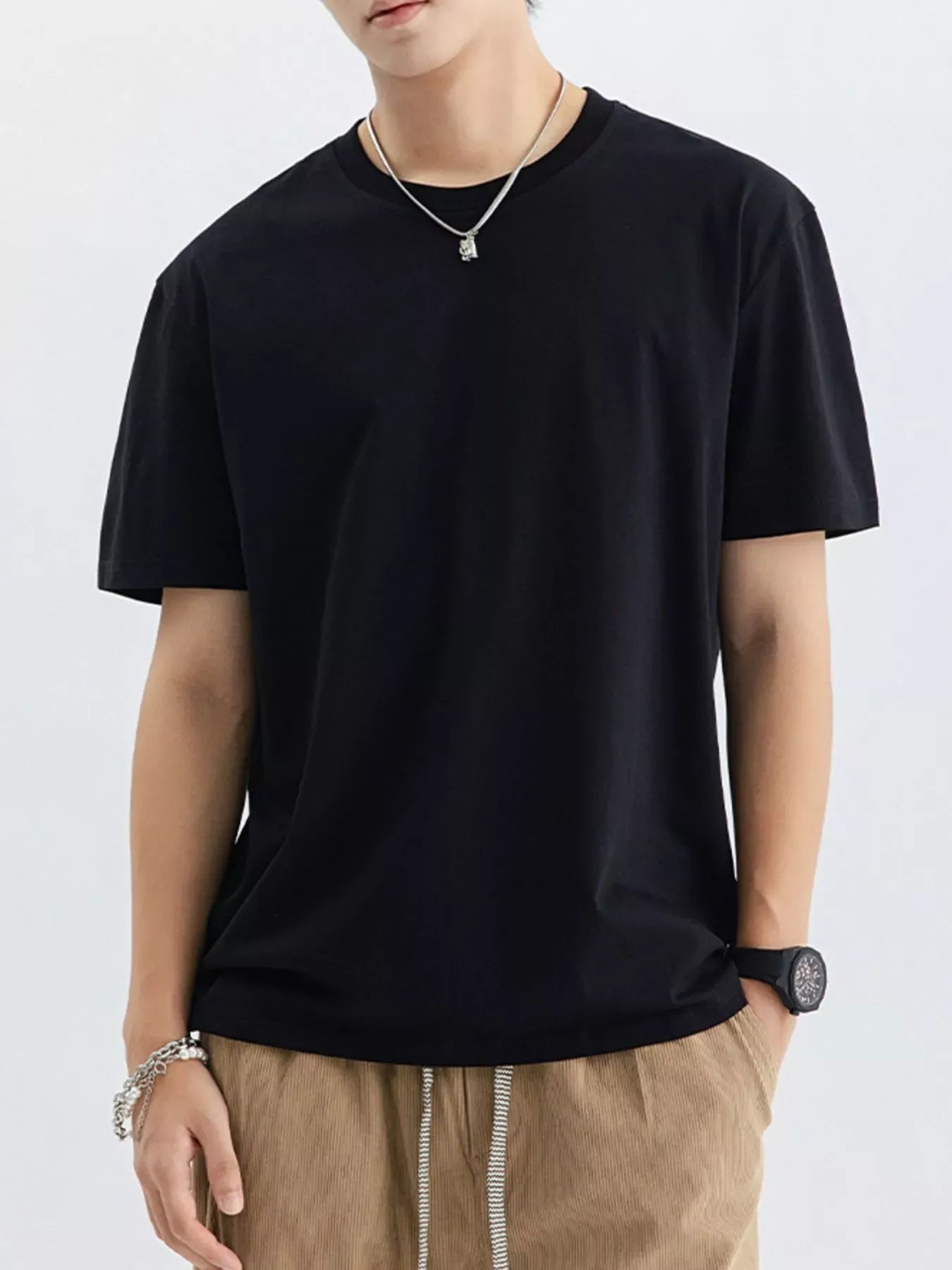 Casual Crew Neck T-Shirt | The Nichole Collection