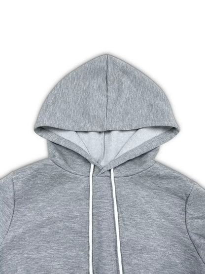 Casual Cropped Hoodie and Wide Leg Pants Set Women's Sets The Nichole Collection