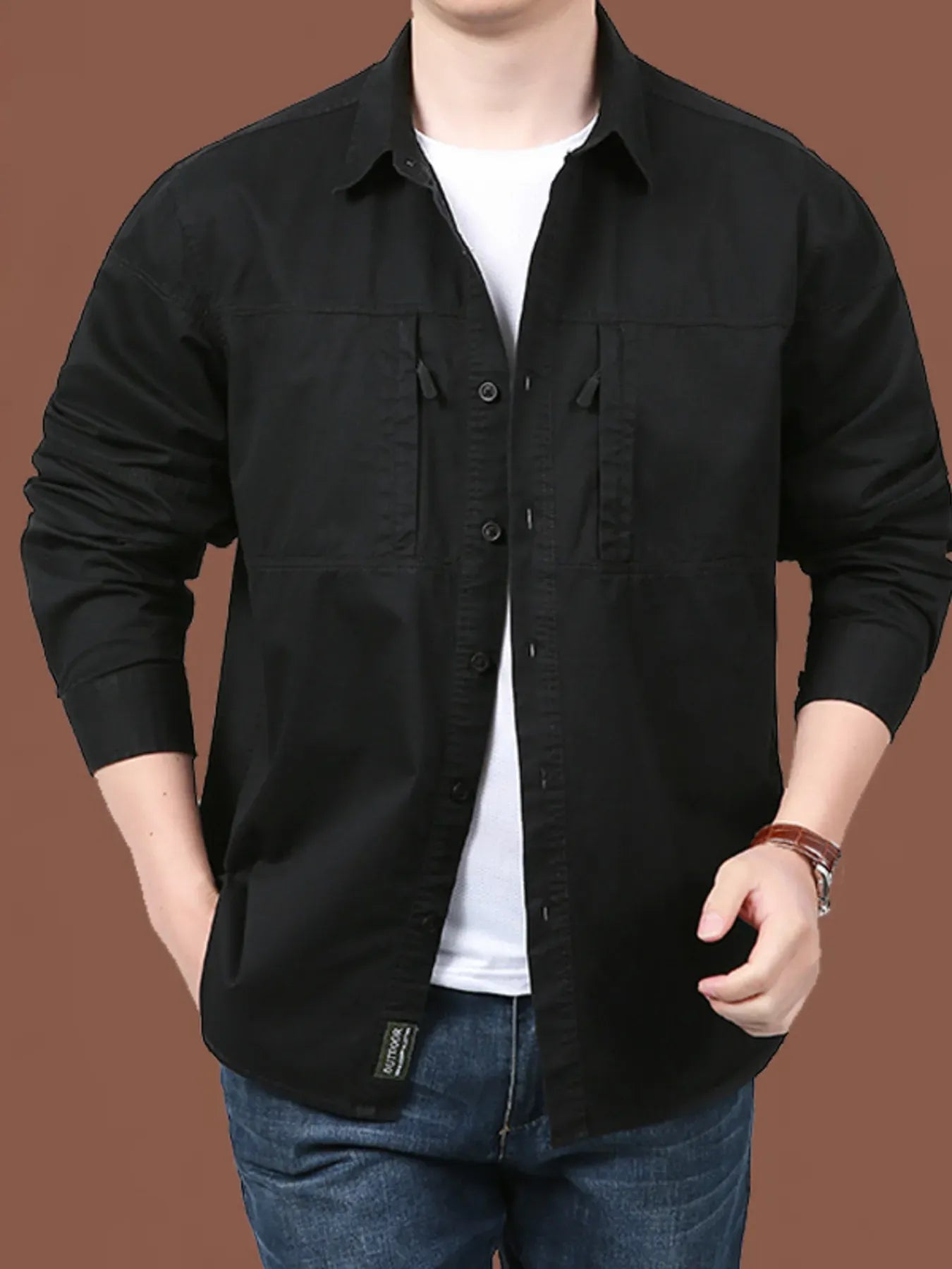 Casual Long-Sleeve Shirt | The Nichole Collection