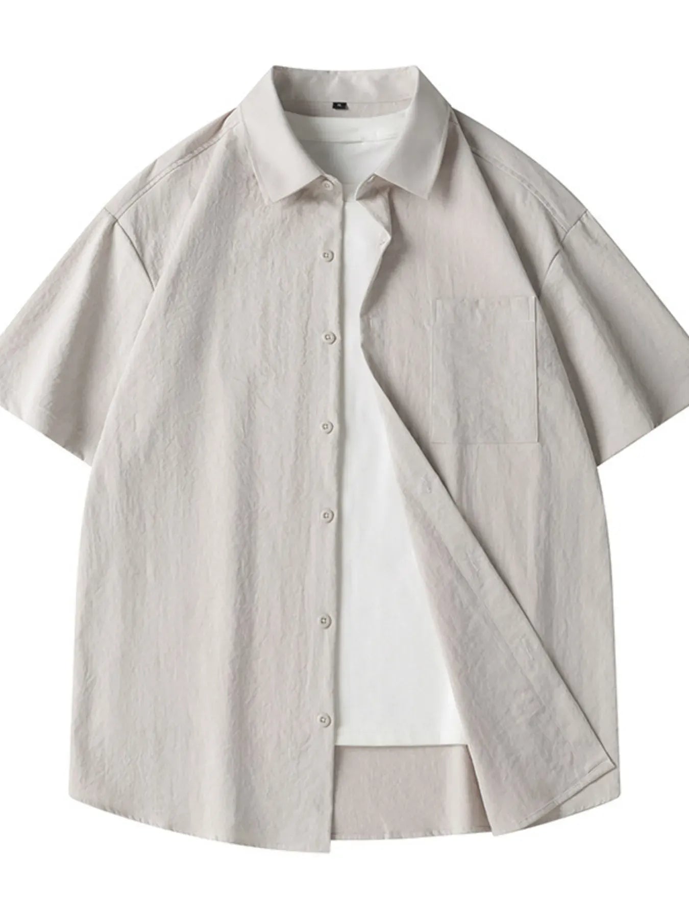Casual Loose Fit Short Sleeve Shirt | The Nichole Collection