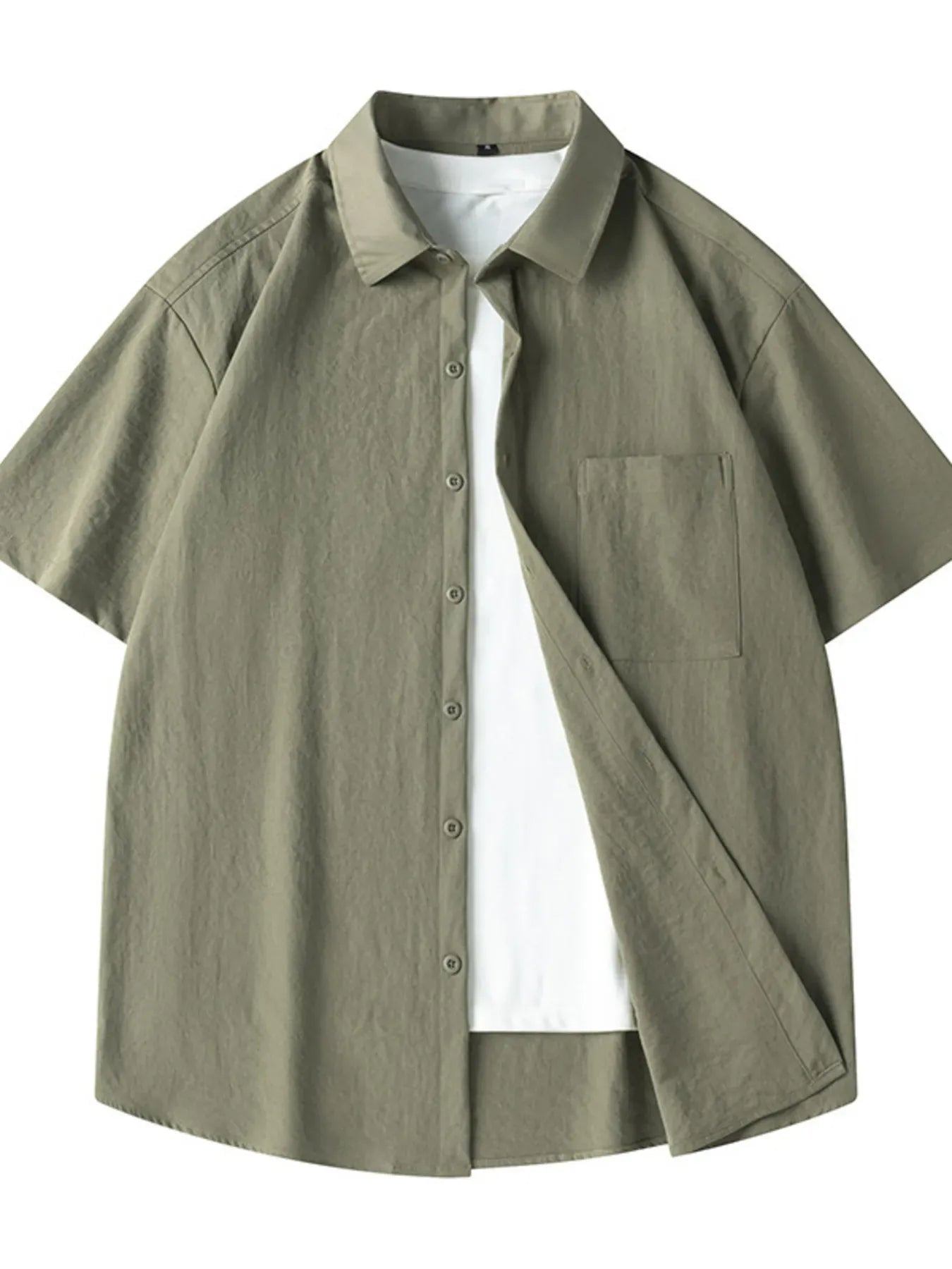 Casual Loose Fit Short Sleeve Shirt | The Nichole Collection