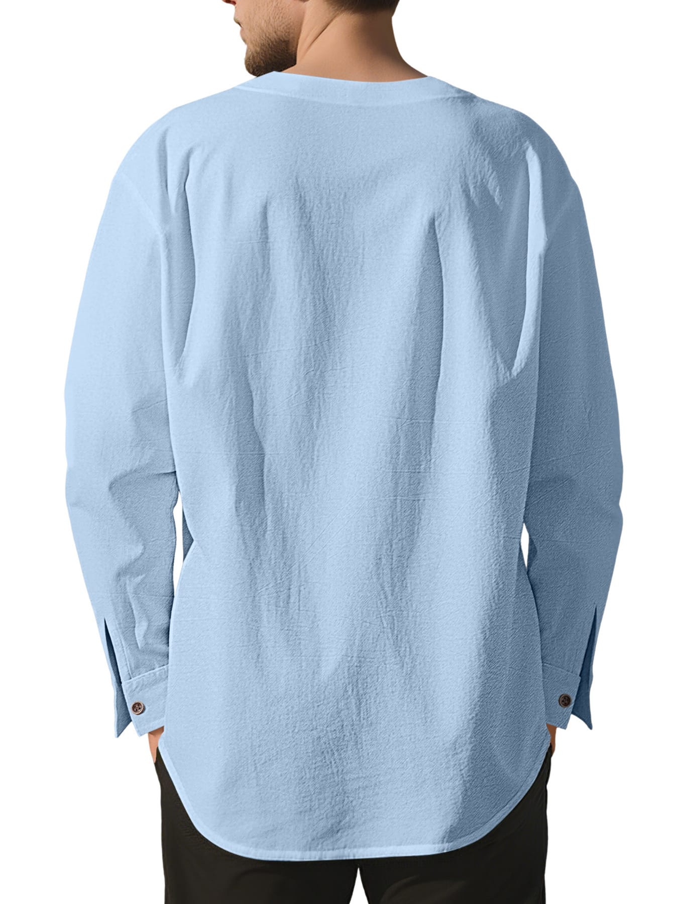 Casual Pleated Long Sleeve Blouse | The Nichole Collection