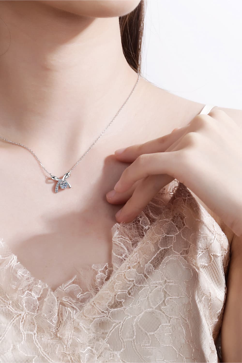 BELGRAVIA MOISSANITE HEIRLOOM PENDANT The Nichole Collection - Official Site
