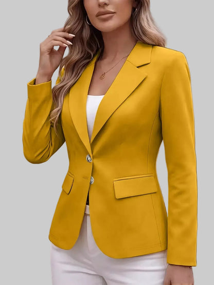 Two-Button Notched-Lapel Blazer The Nichole Collection - Official Site