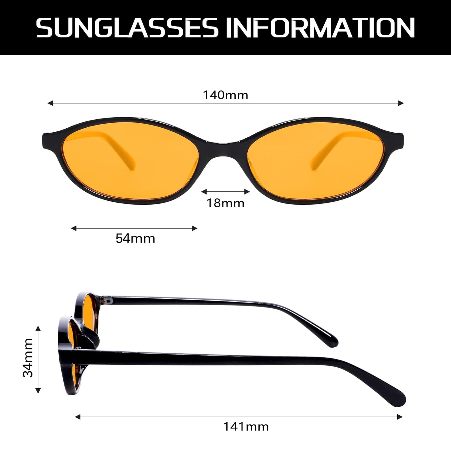 Chic Cat Eye 90s Lightweight Narrow Sun Glasses The Nichole Collection