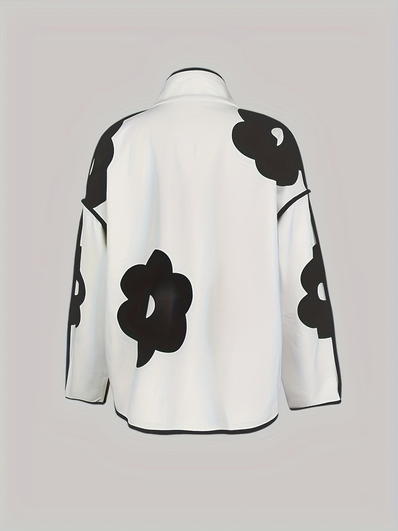 Chic Checkered Floral Jacket Jackets The Nichole Collection