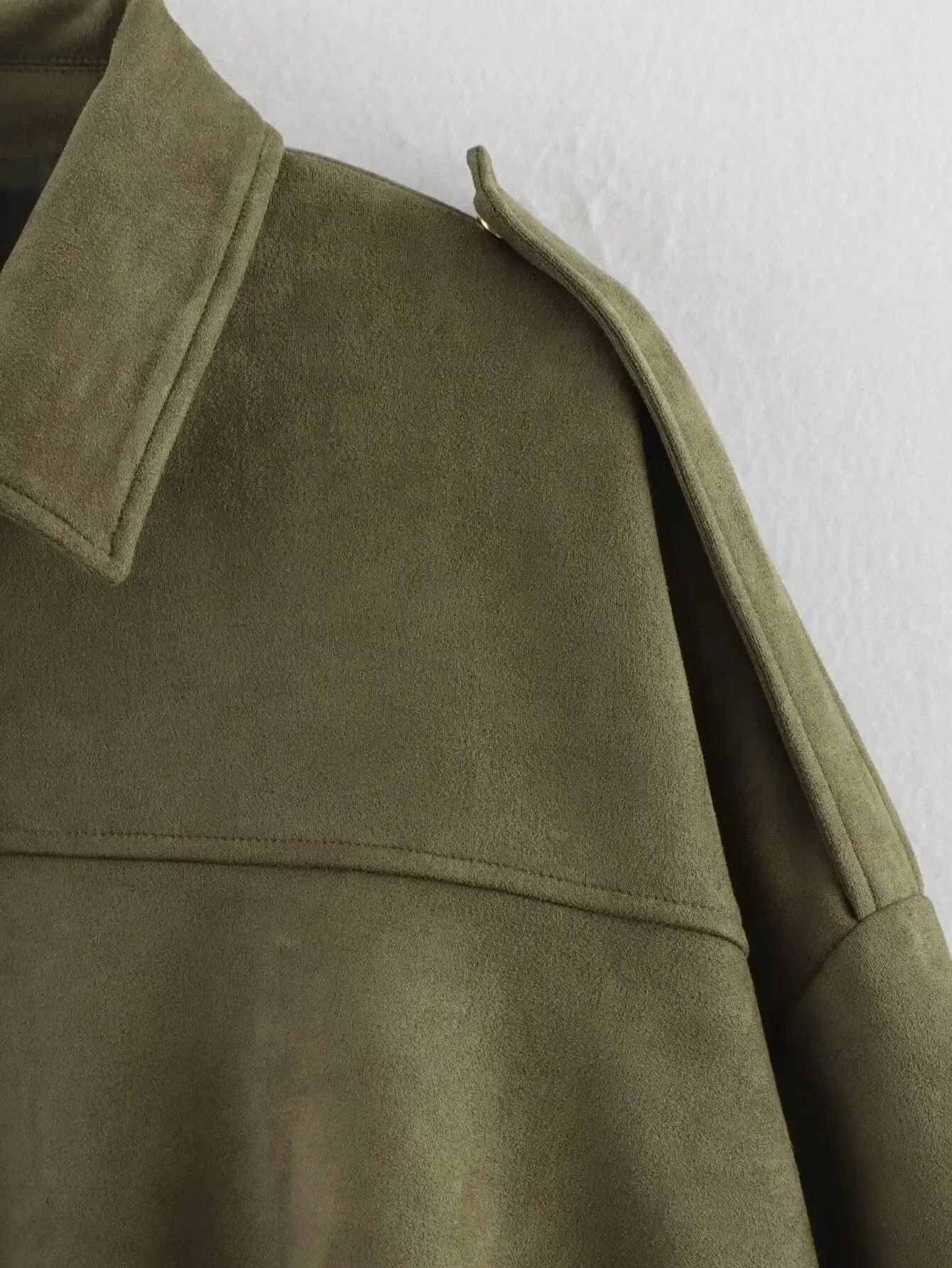 Chic Lapel Neck Long Sleeve Bomber Jacket Jackets The Nichole Collection