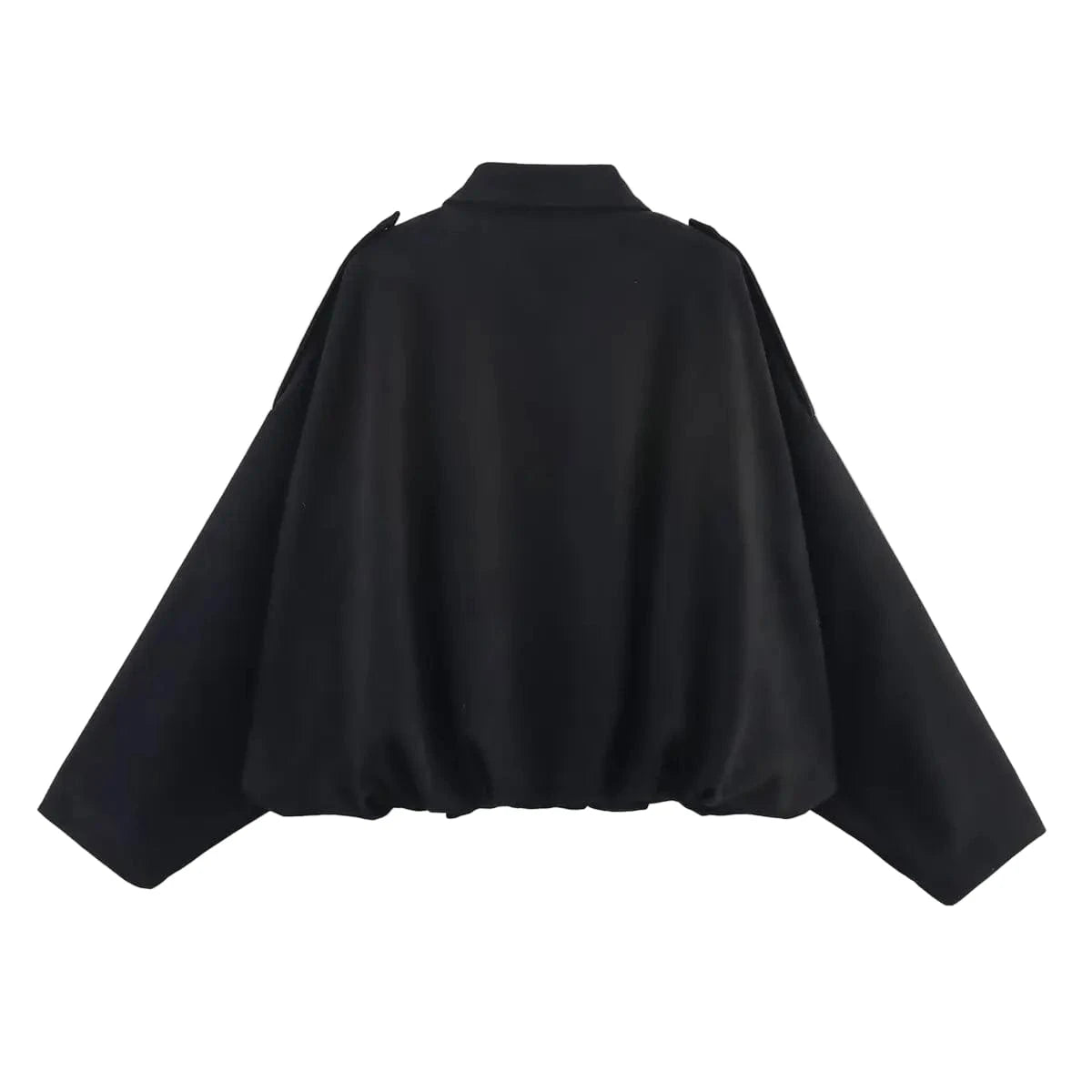 Chic Lapel Neck Long Sleeve Bomber Jacket Jackets The Nichole Collection