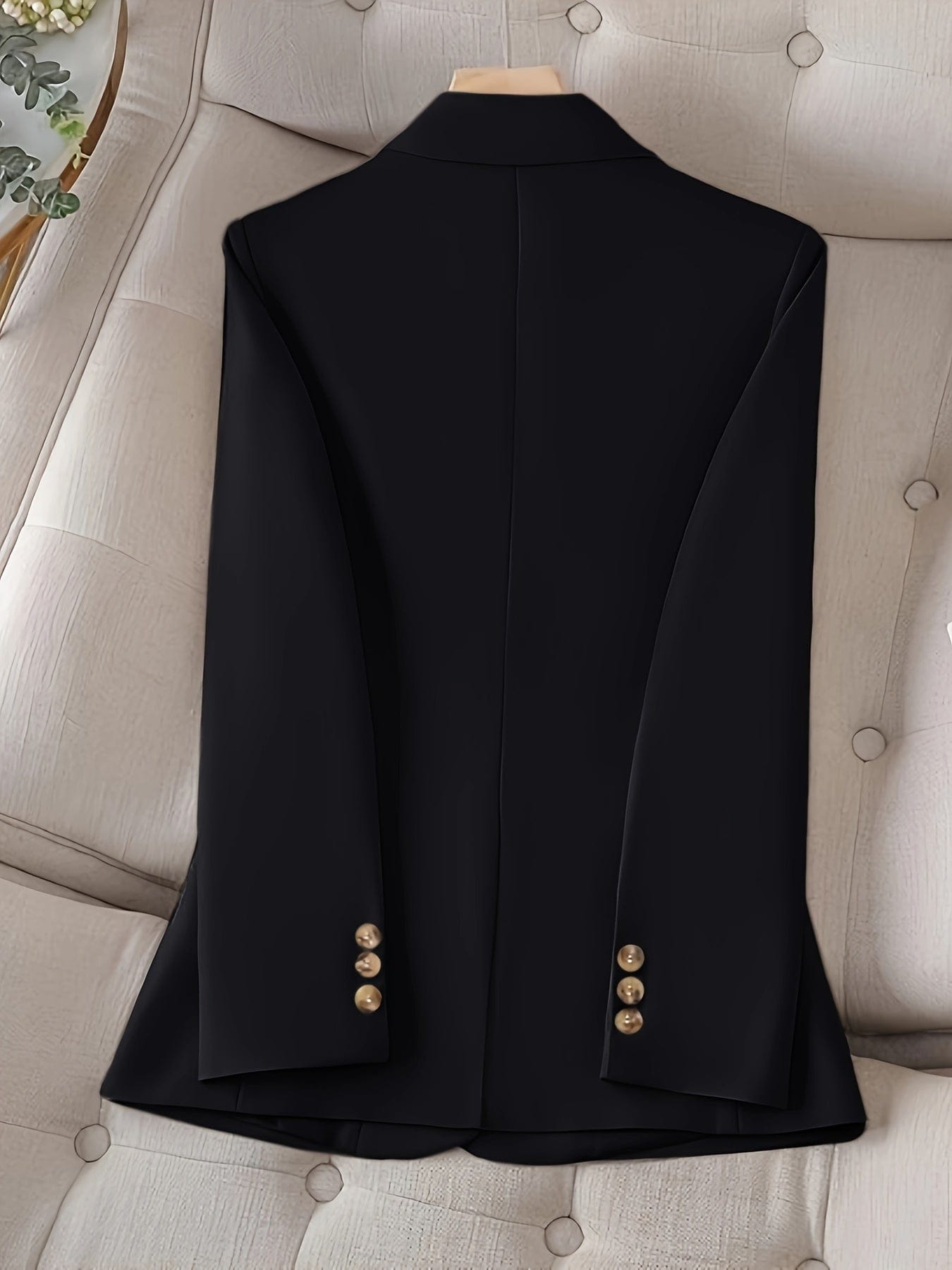 Classic Women’s Blazer – Tailored, Single Button, Solid Color The Nichole Collection
