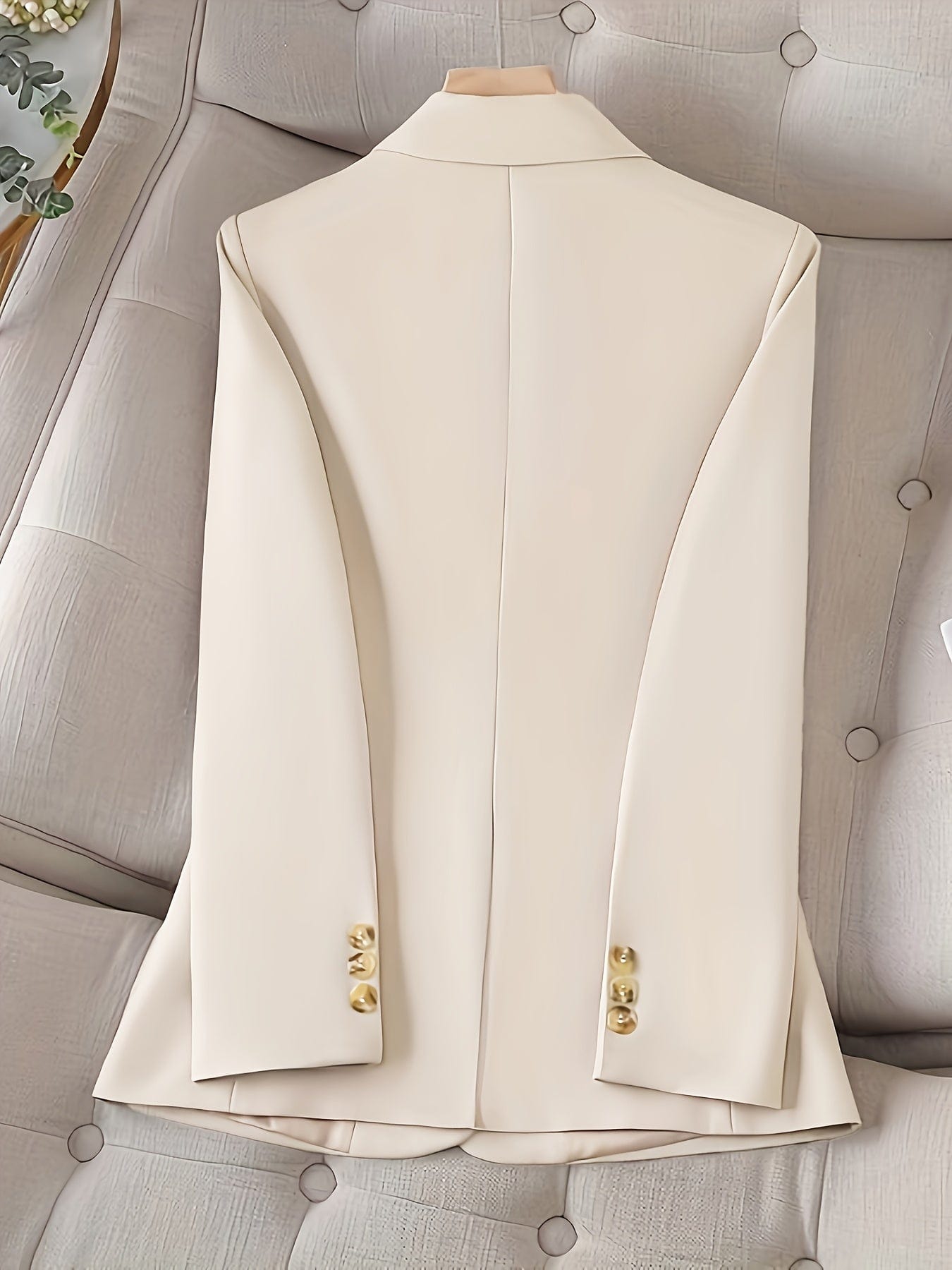 Classic Women’s Blazer – Tailored, Single Button, Solid Color The Nichole Collection