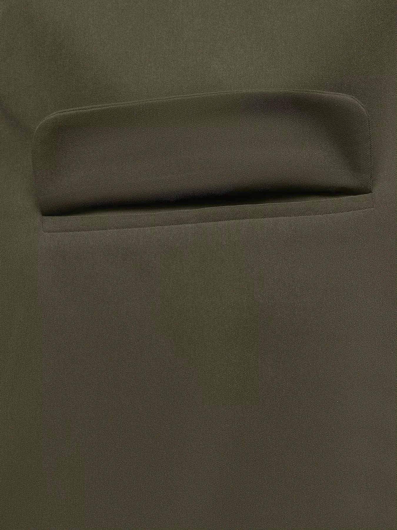 Contrast Collar Button Up Coat The Nichole Collection