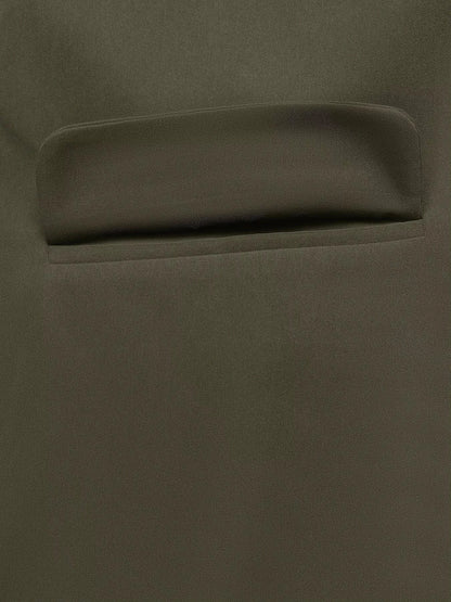 Contrast Collar Button Up Coat The Nichole Collection