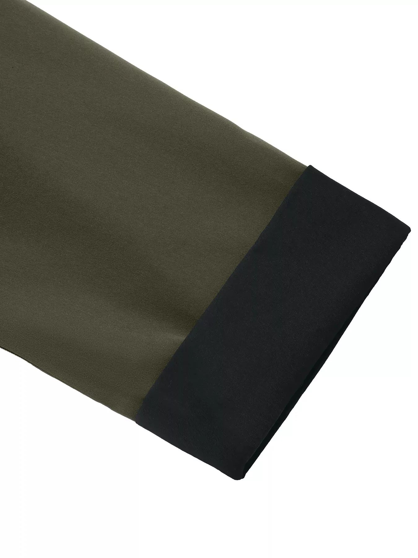 Contrast Collar Button Up Coat The Nichole Collection