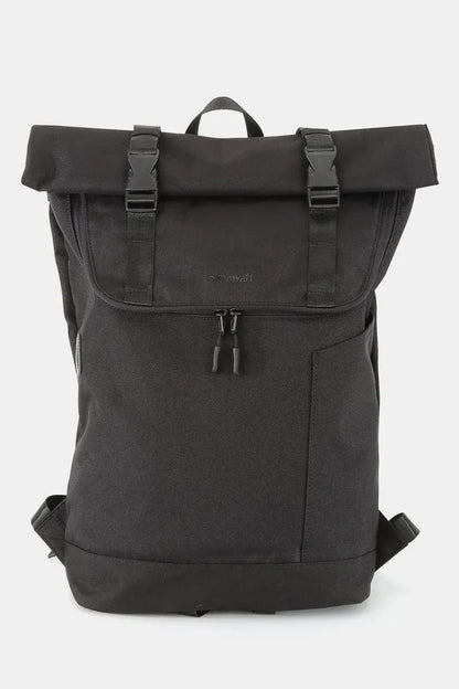 Contrast Waterproof Canvas Backpack Bag Backpacks Black / One Size The Nichole Collection