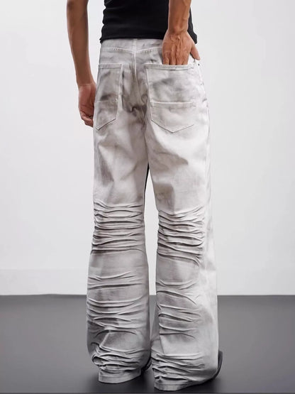 Contrast Wide Leg Jeans | The Nichole Collection