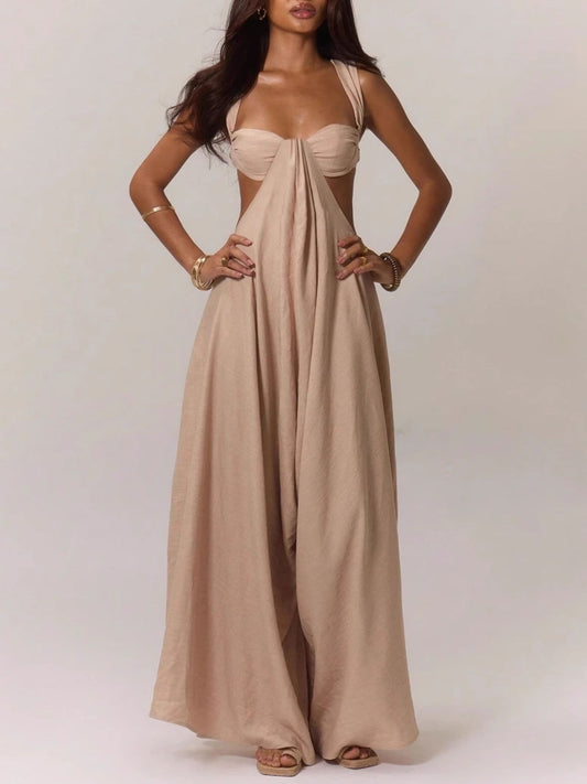 Cutout Sweetheart Neck Maxi Dress Dresses The Nichole Collection