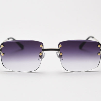 RIMLESS GRADIENT-TINT SUNGLASSES The Nichole Collection - Official Site