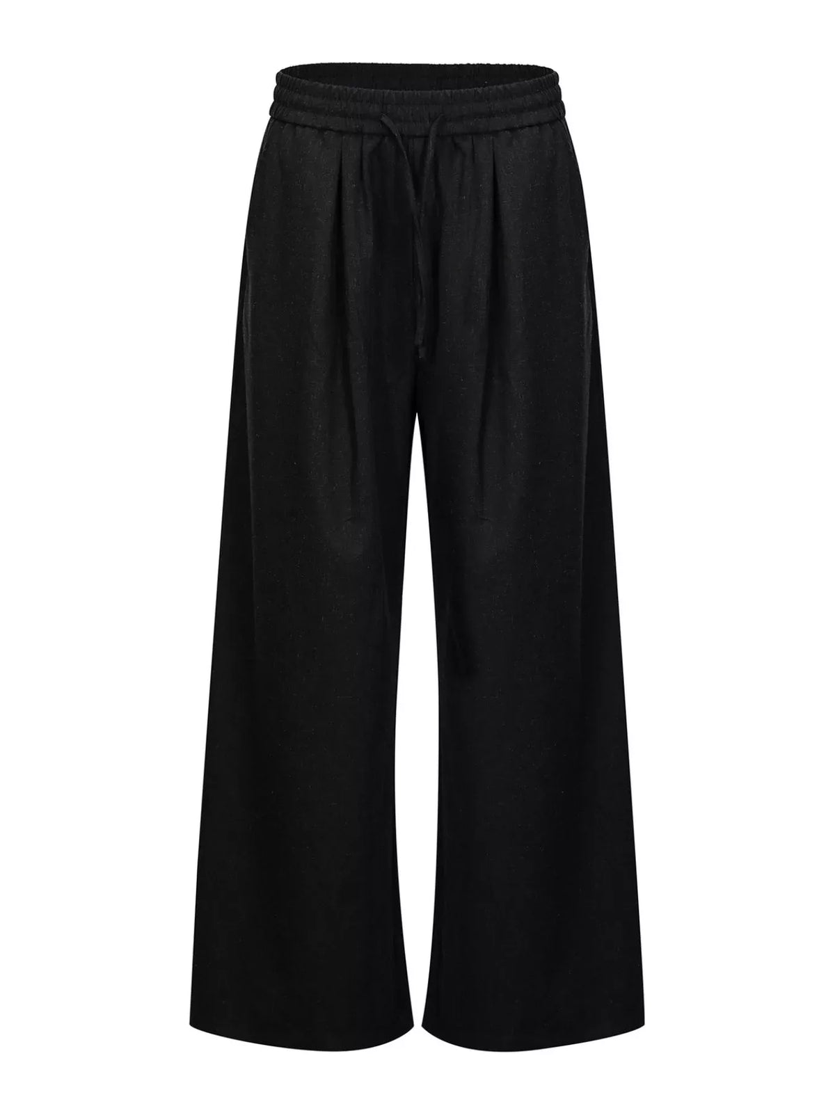 Men's Wide-Leg Drawstring Casual Pants Jonathan M Collection