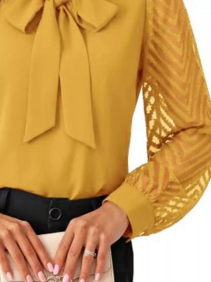 CELINE SHEER CHEVRON BLOUSE The Nichole Collection - Official Site