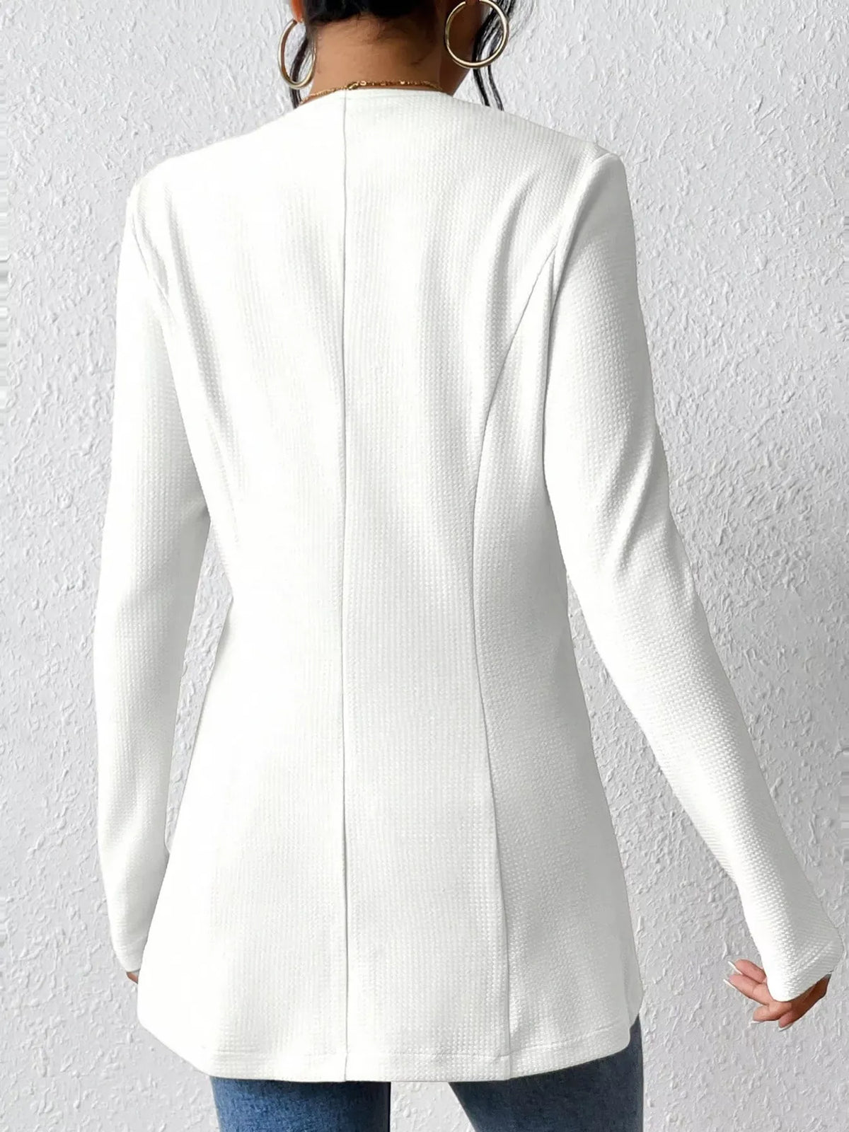 Single-Button Long-Sleeve Blazer The Nichole Collection - Official Site