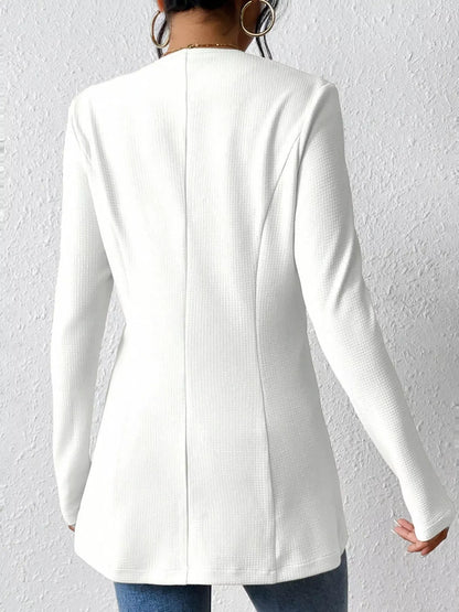 Single-Button Long-Sleeve Blazer The Nichole Collection - Official Site