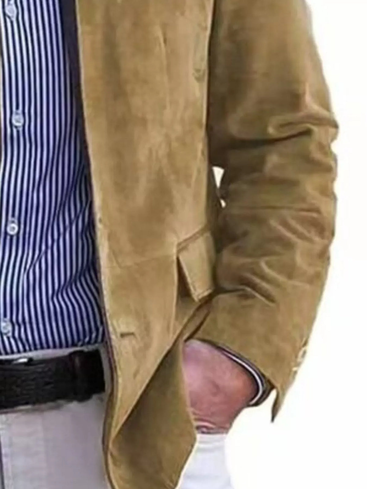 Men's Button-Up Long-Sleeve Blazer The Nichole Collection