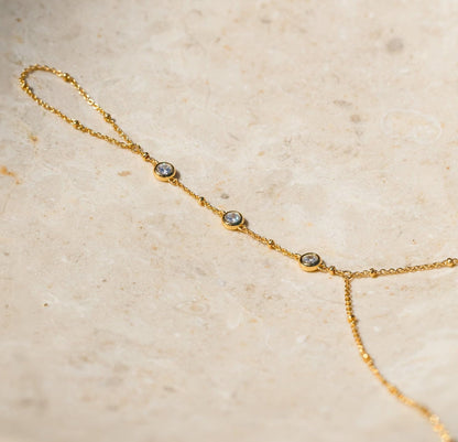 Dainty Gold Stackable Chain Bracelet Set The Nichole Collection