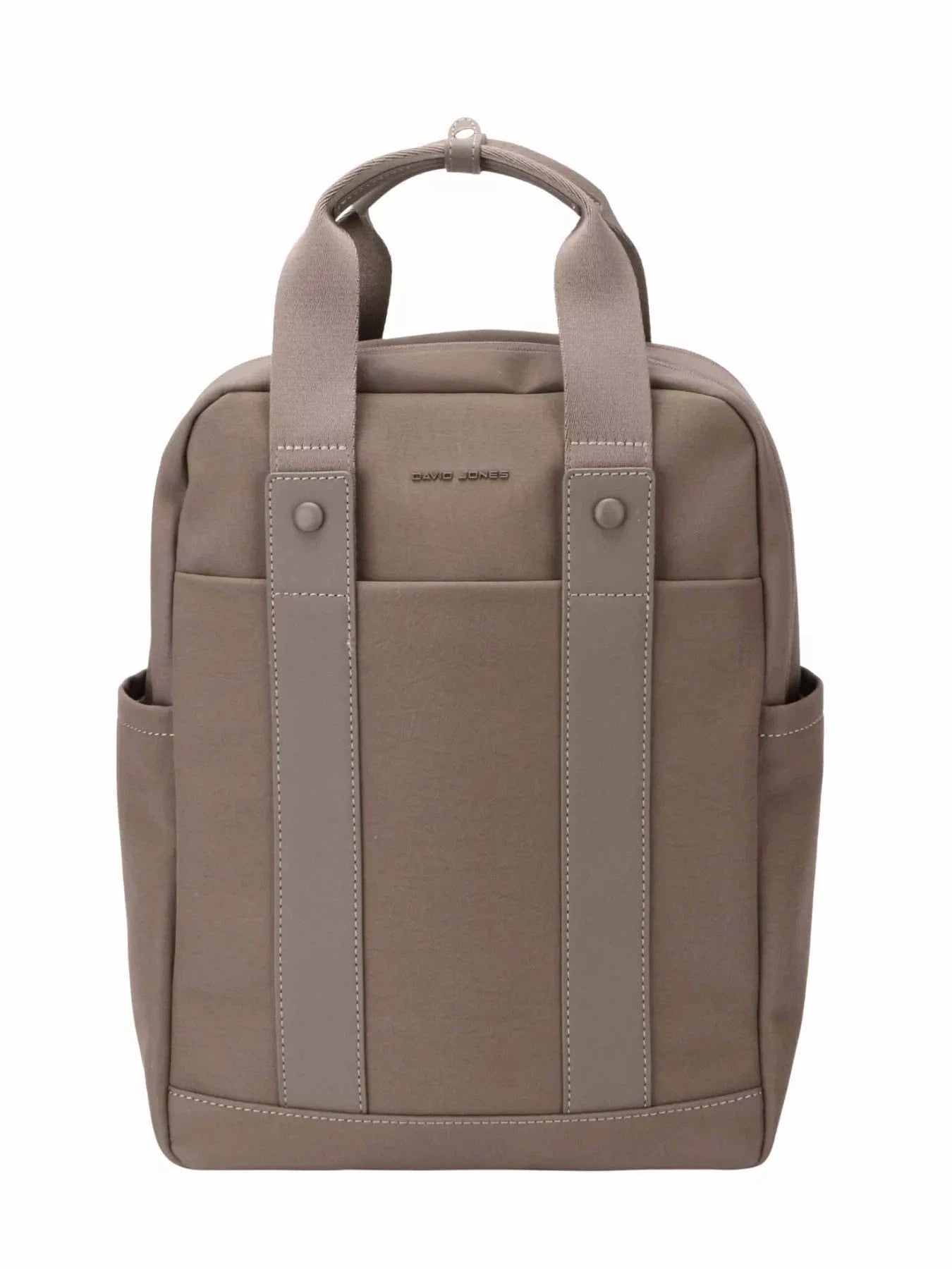 David Jones Canvas Backpack Bag with Dual Handle FUNGI / One Size The Nichole Collection
