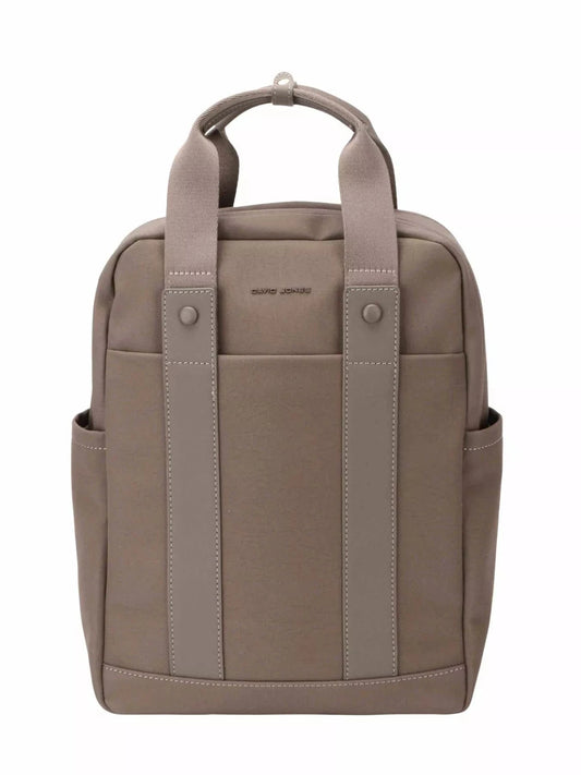 David Jones Canvas Backpack Bag with Dual Handle FUNGI / One Size The Nichole Collection